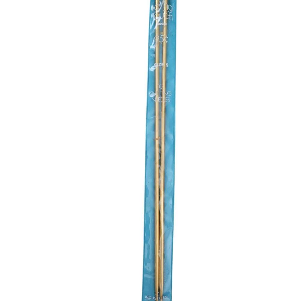 Vintage Loving Touch Size 5 Knitting Needles Made in Mexico 10"